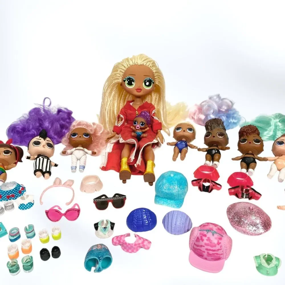 Large Lot LOL Surprise Fashion Dolls Clothes Accessories Pet Cats Girls Toys